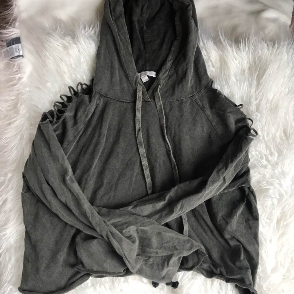 Women’s crop top sweatshirt